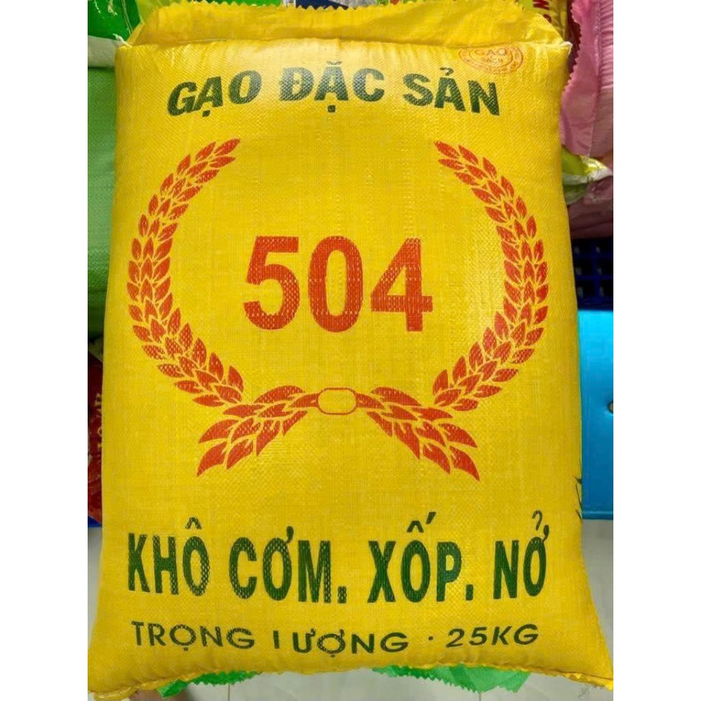 Gạo 504 Khô Hạt Rời, Nở Cơm – Tiệm Gạo Khải Linh