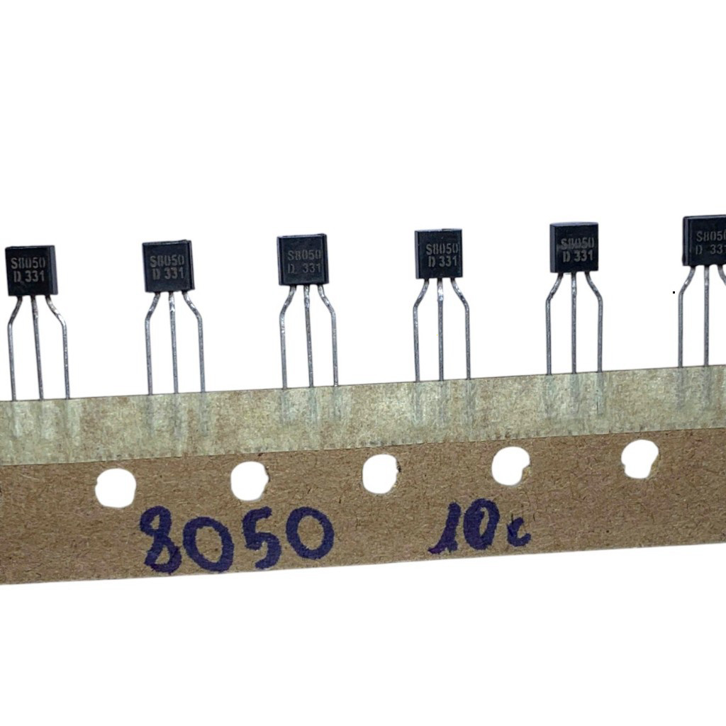 Combo 10 Transistor S8050 S8550 – 40V 0.5A – Chân Đồng , Cắm TO-92 và Dán SMD Loại Tốt