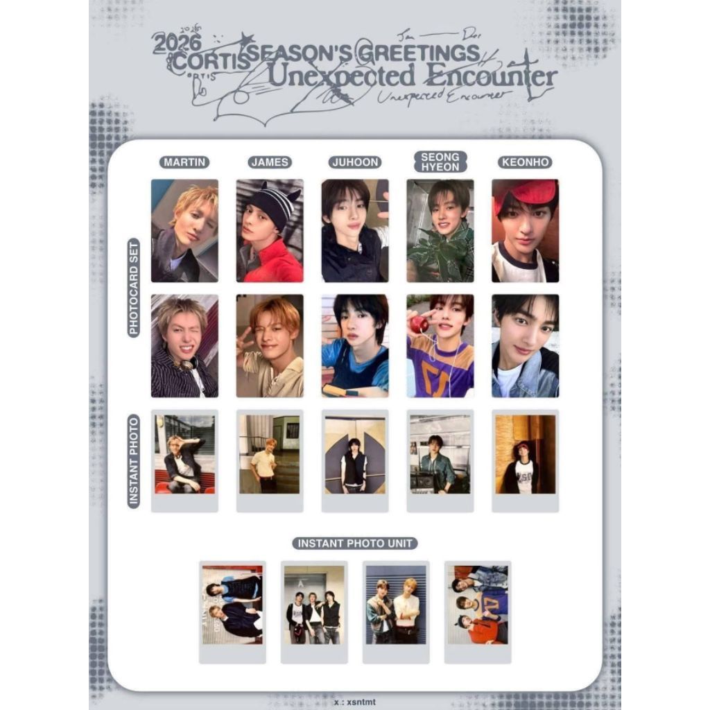 Seasons greetings 2026 CORTIS ( Share lẻ)