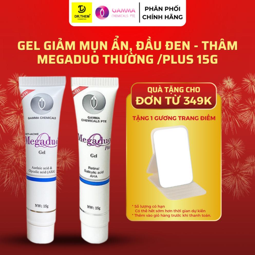 Megaduo Gel/Plus Gamma 15g-30g, Gel Giảm Mụn Ẩn, Thâm, Đầu Đen Cho Da Dầu Mụn - Dr Thêm