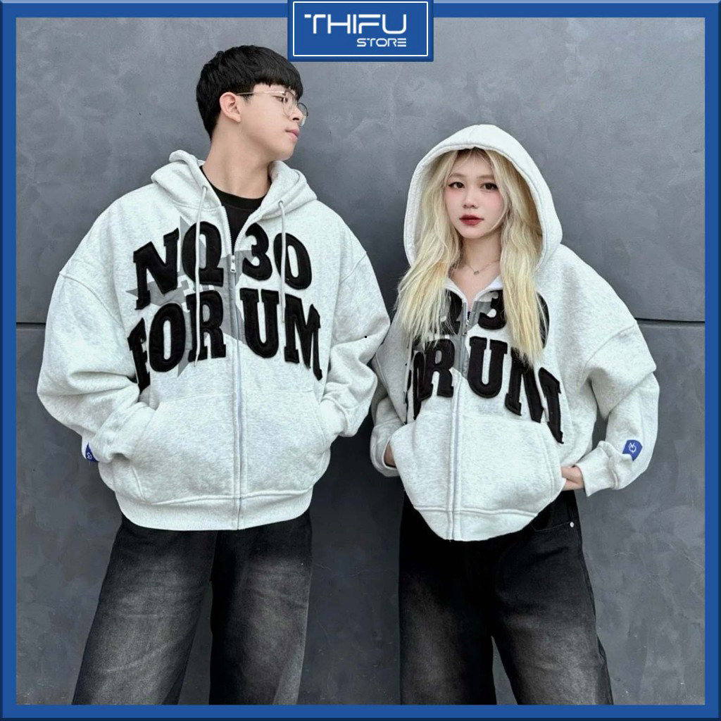 Hot Trendy- Áo Hoodie Nỉ Dày Form Rộng Unisex Mùa Đông - Phong Cách Trẻ Trung NQ30 FORUM