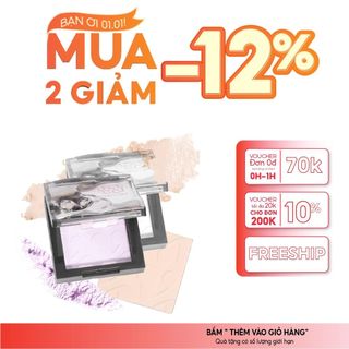  Phấn phủ nén Veecci kiềm dầu Cho Mặt Trang Điểm Mềm Mại Lâu Trôi Tiện Lợi MiNi 3g 