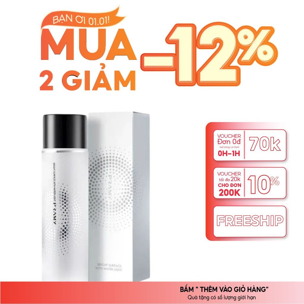 Pramy Setting Spray Dưỡng Ẩm – Lớp Trang Điểm Tự Nhiên, Chống Lem & Bảo Vệ Da 100ml