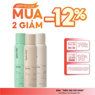  Dầu gội khô SPES dạng xịt 3 tầng hương dưỡng tóc tạo phồng cấp tốc hút dầu không bết dính giữ nếp 8h 