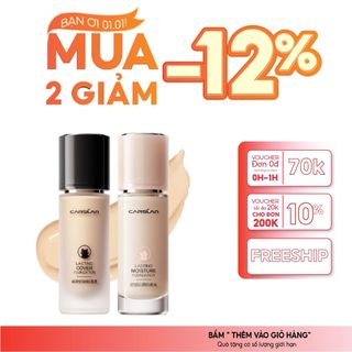  Kem nền Carslan Dưỡng ẩm kiềm dầu lâu trôi chống thấm nước 24h 30g 
