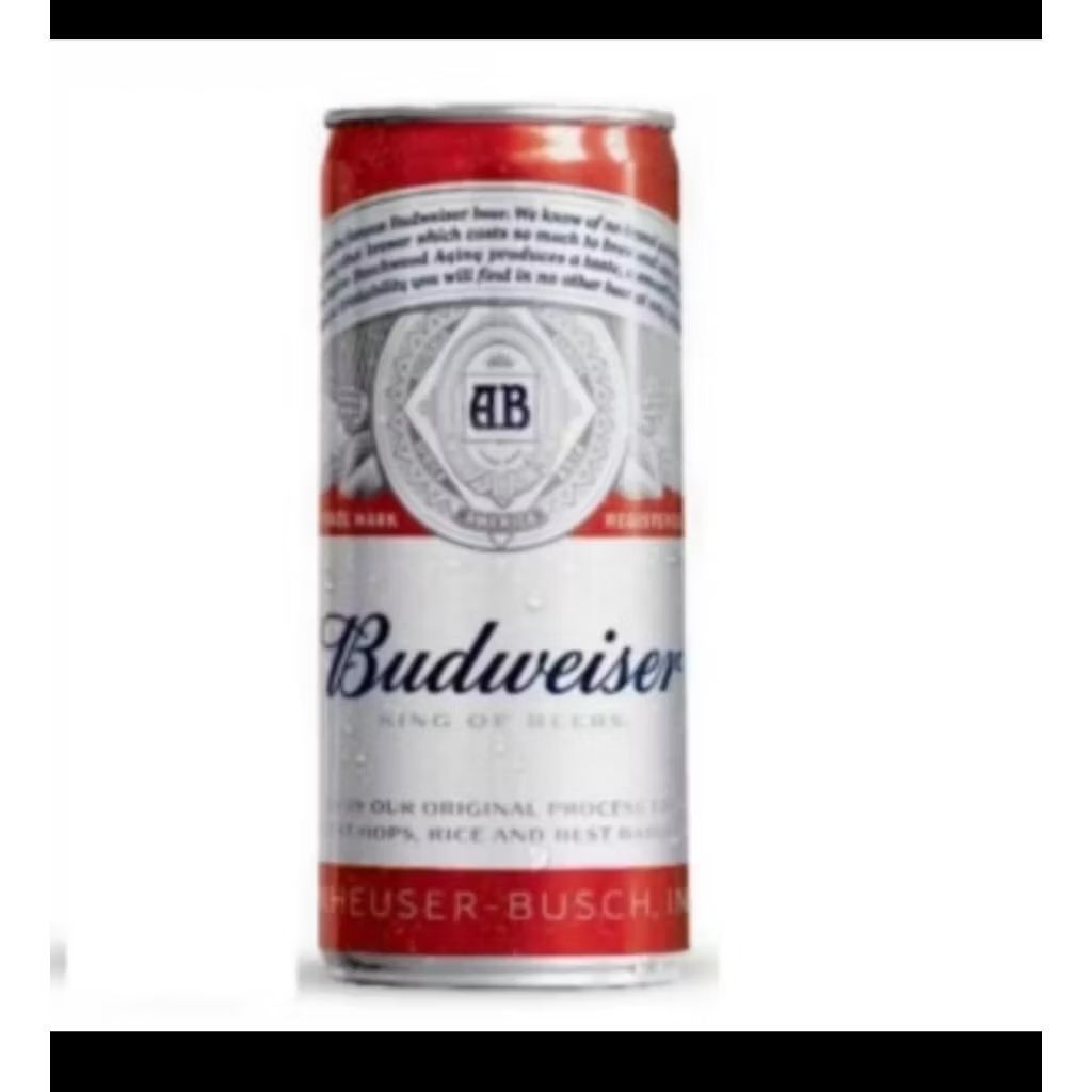 Lẻ 1 lon Bia Budweiser 330ml  date 19-1-2026