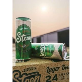lẻ 1 lon Bia LAGER BEER STEEN HÀ NỘI date 2/2026
