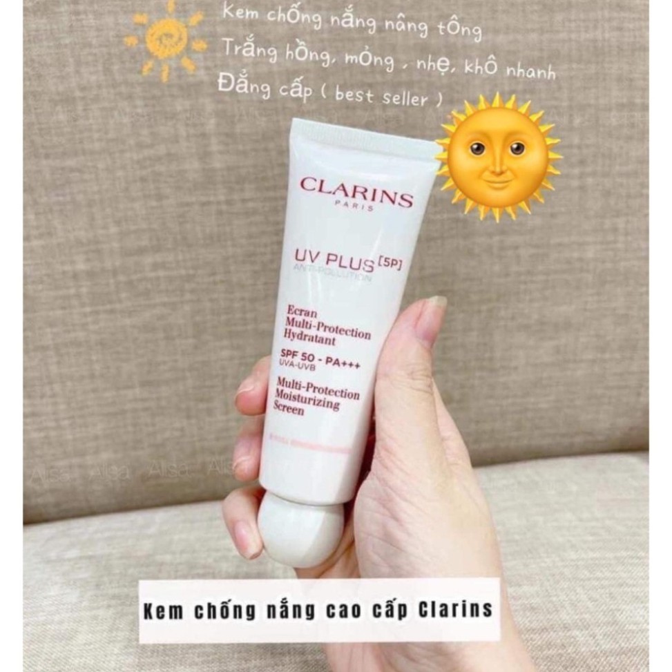 Clarins Kem Chống Nắng Clarins UV PLUS Anti Pollution SPF 50 PA+++