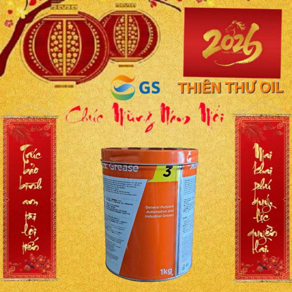 Mỡ Đa Dụng Kixx Grease 3 - 1 Kg