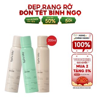  Dầu gội khô 200ml SPES dung tích lớn làm sạch nhanh tóc phồng lâu đến 8h 