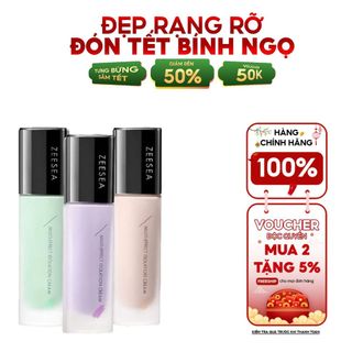  Kem Lót ZEESEA chống nắng KIỀM DẦU 30g lớp nền tự nhiên lâu trôi hoàn hảo 