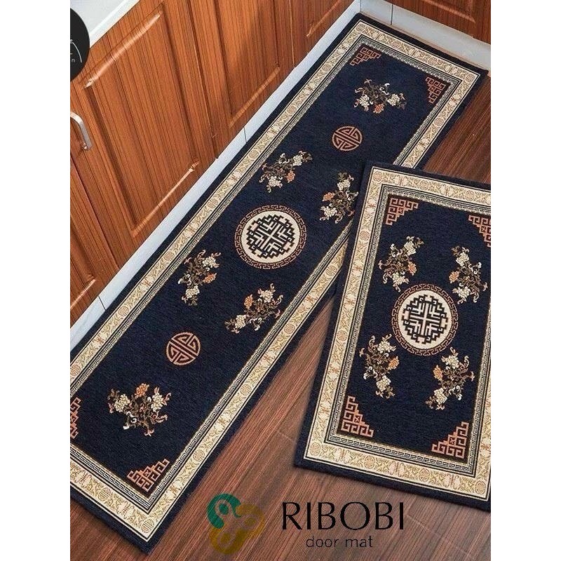 Bộ thảm bếp salon Tranh  RIBOBI kich thước 40x60 và 40x120cm.