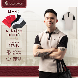  Áo polo nam FLEXXY SMART "F" vải cá sấu cotton interlock xuất xịn thanh lịch sang trọng - POLOMANOR 