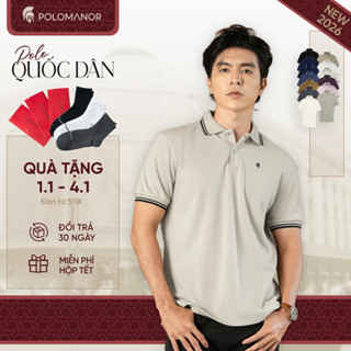   TẾT 2026  Áo polo nam cao cấp BASIC CLASSIC POLO QUỐC DÂN vải CVC interlock sang trọng - POLOMANOR 
