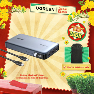  Pin sạc dự phòng Ugreen 10000mAh - 25000mAh | Sạc nhanh 100W - 200W | Chính hãng - Bảo hành 18 tháng 1 đổi 1 