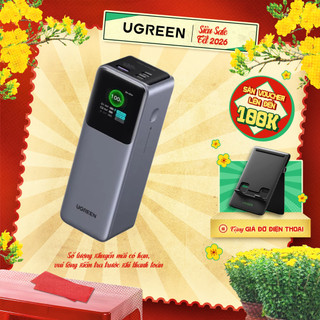  Pin sạc dự phòng Ugreen Nexode 100W 130W 165W 200W | Màn LED hiển thị cao cấp | Chính hãng - Bảo hành 18 tháng 1 đổi 1 