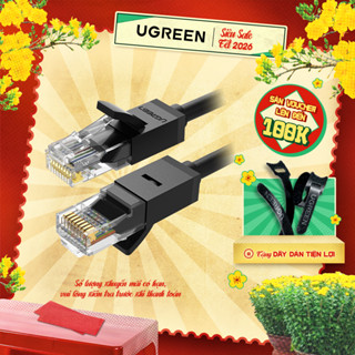  Cáp mạng Cat6 UGREEN NW102 | Lõi 26AWG CCA nhôm mạ đồng sử dụng mạng Ethernet   RJ45 | Bảo hành 18 tháng 1 Đổi 1 - 50173 