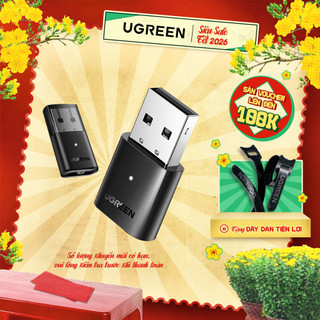  Thiết bị USB Bluetooth 5.0 5.3 5.4 6.0 UGREEN | Đèn báo LED | Nguyên vật liệu cao cấp | Bảo Hành 18 Tháng 1 Đổi 1 80889. 