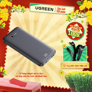 Pin sạc dự phòng 10000mAh 20000mAh Ugreen | Sạc nhanh 2 chiều 20W 30W | Chính hãng BH 18 tháng 1 đổi 1 | 25742 25683 