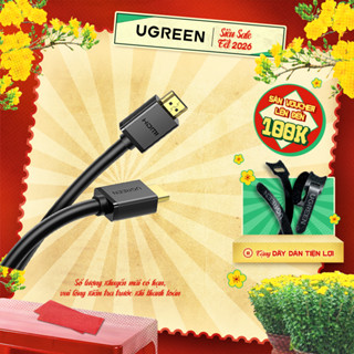  Cáp HDMI 2.0 tốc độ cao Ugreen HD104 Dùng cho Xiaomi Mi Box PS4 | Cổng kết nôi 1080P | Bảo hành 18 tháng 1 đổi 1 10106 