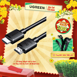  Cáp HDMI 2.1 1M-5M Ugreen HD175 | Hỗ trợ 8K@60Hz 48Gbps | Hỗ trợ HDR eARC | Bảo hành 18 tháng 1 đổi 1 45430 