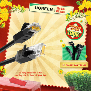  Cáp mạng Cat6 UGREEN NW102 | Lõi 26AWG CCA nhôm mạ đồng sử dụng trên các mạng Ethernet   RJ45 | Bảo hành 18 tháng 1 Đổi1 
