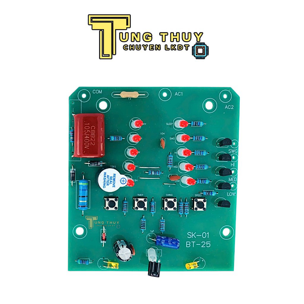 Mạch Quạt Senko Treo Tường TR1628 TR828 - Mạch Thay Thế , Độ Bền Cao