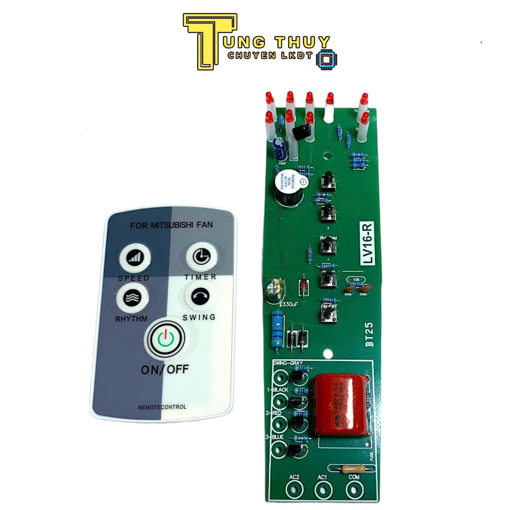 Mạch Quạt Cây Mitsubishi LV16 R RV RA – Mạch Thay Thế – Linh Kiện Cắm Dễ Lắp, Độ Bền Cao