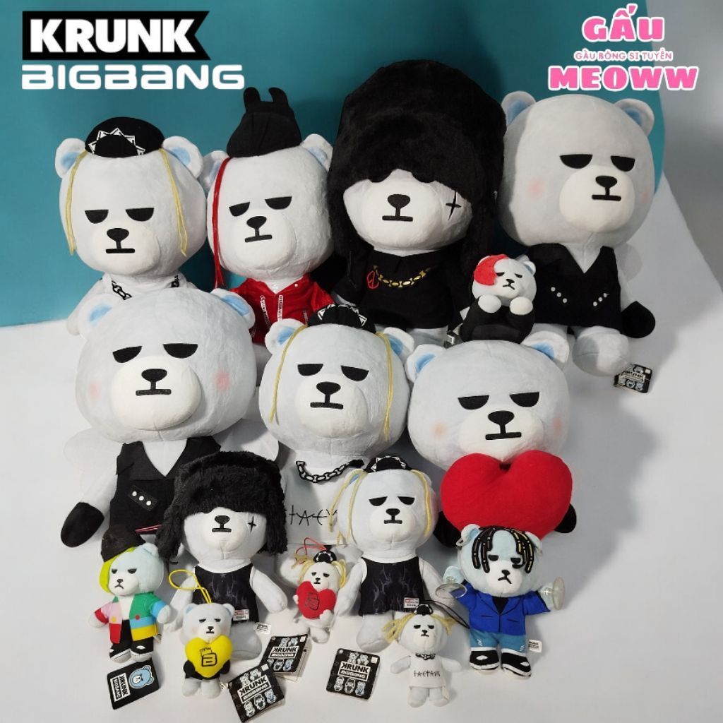Gấu bông Krunk BigBang [chính hãng]