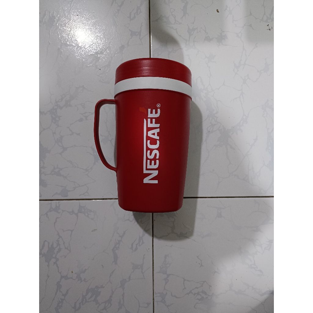 Ca Đá, Có Tay Cầm - Nắp Vặn 1L(1000ml) Nhựa Duy Tân. Hàng Quà Tặng Nescafe