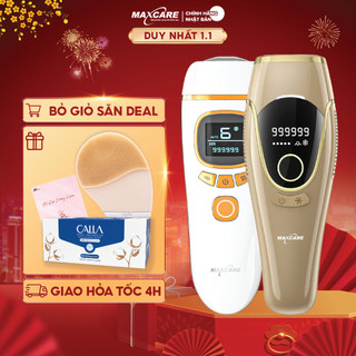  Máy Triệt Lông Mini MAXCARE M2 Triệt Lạnh Toàn Thân Năng Lượng 19J Công Nghệ IPL Trẻ Hóa Da 
