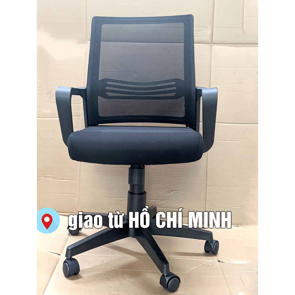 [HCM] Ghế lưới GL119R TheOne ( Nội Thất Hòa Phát) - Ghế chân nhựa nâng hạ độ cao, xoay 360 độ - chín