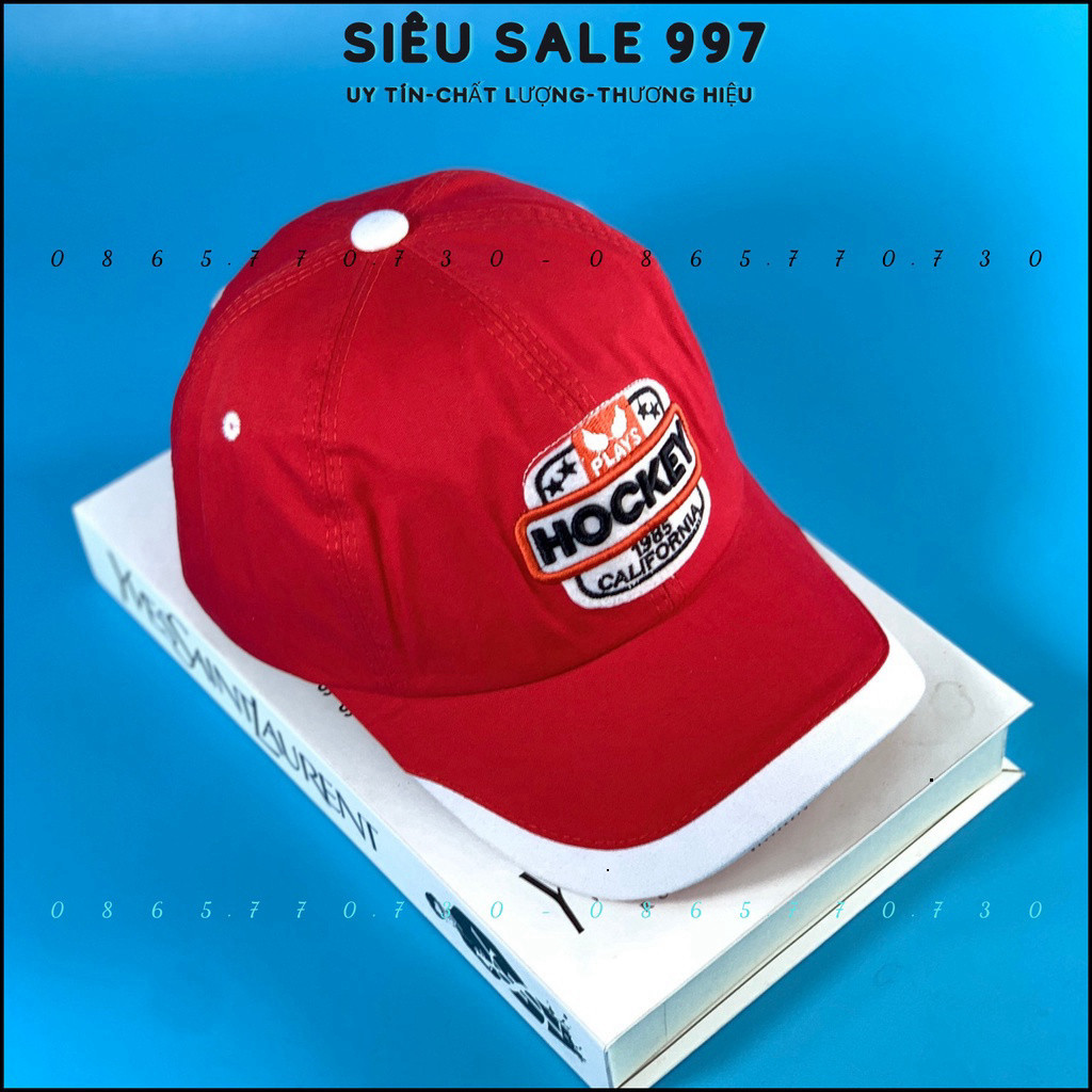 Nón Hockey Vải Cotton Lụa Hàng Đẹp Như Hình, Nón Hockey Chuẩn Form Êm đầu