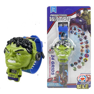 Đồng hồ điện tử 3D thú vị cho trẻ: Hulk, Spider-Man, Doraemon, Paw Patrol, Hello Kitty