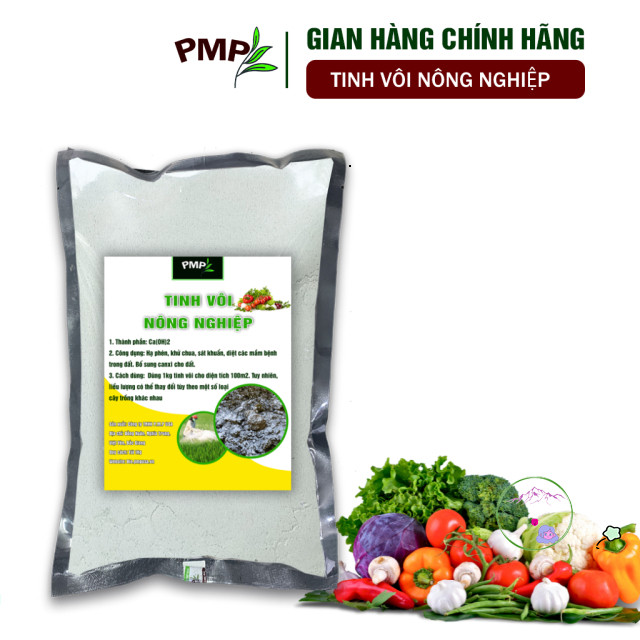 PMP Vôi Nông Nghiệp - Đóng Gói 01 Kg Chất Lượng Cao