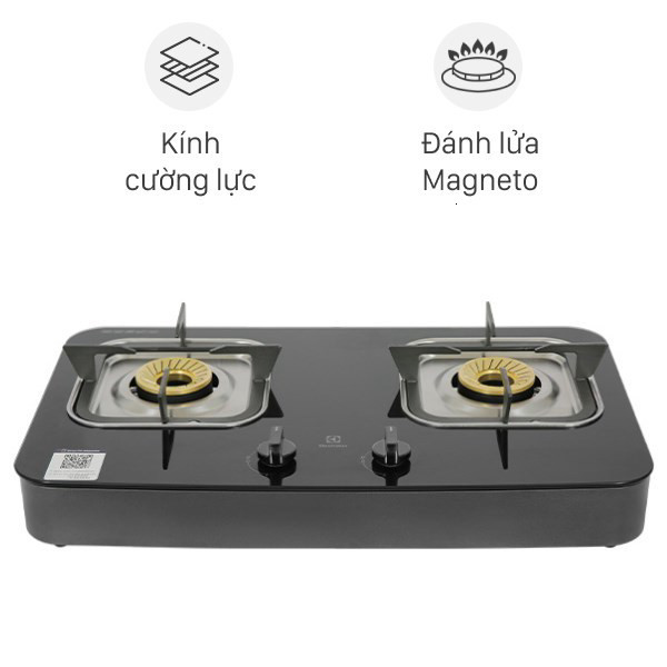 [HỖ TRỢ LẮP ĐẶT] Bếp gas dương 2 Vùng Nấu Electrolux ETG7256GKR/ETG7266GKR - UltimateTaste 300 - Bảo