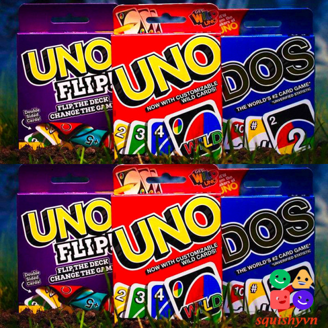 Bộ bài Uno 112 lá mở rộng: Siêu cấp Uno Flip, Dare, Harry Potter & MineCraft