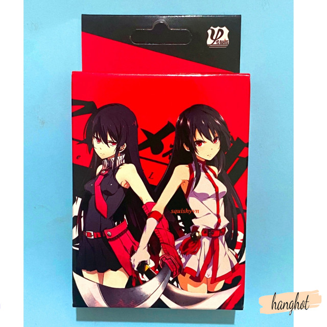 Bộ Thẻ Bài Poker 52 Lá Akame ga Kill - Huyền Thoại Trảm Mắt Đỏ