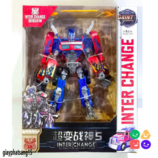 Mô Hình Lắp Ghép Transformers - Thủ Lĩnh Optimus Prime BMB YS01