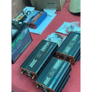 Bộ chuyển đổi Doxin 12, 24v sang 220v công suất 1000w, 1500w, 2000w tích hợp cổng sạc usb,type C