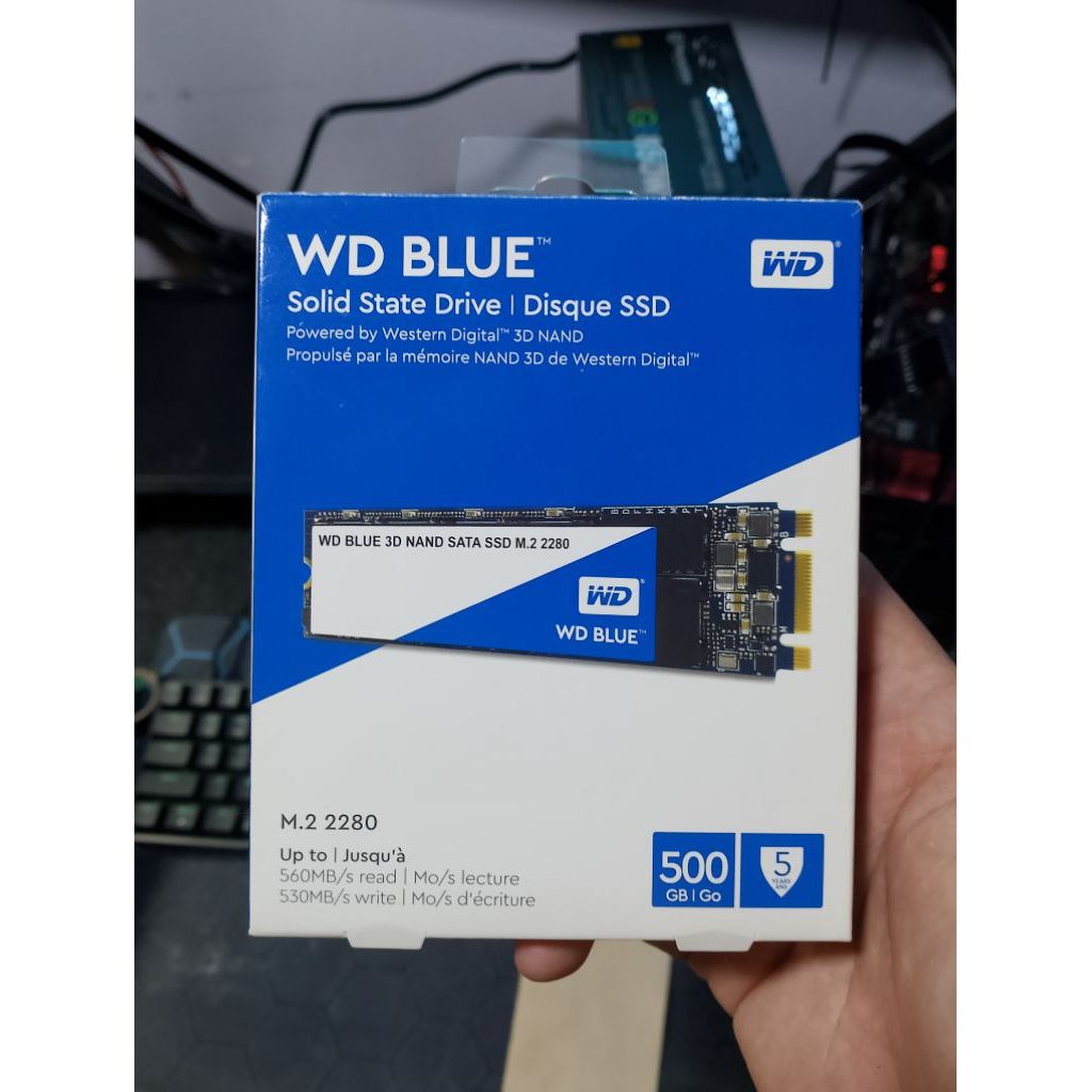 wd blue 3d nand sata ssd m.2 2280 500gb