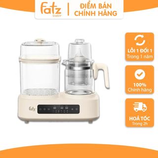 Máy đa năng điện tử Fatz Baby Multimax 12 Tiệt trùng/ Sấy khô/ Hấp/ Đun/ Hâm nước, nấu chậm FB9503KB