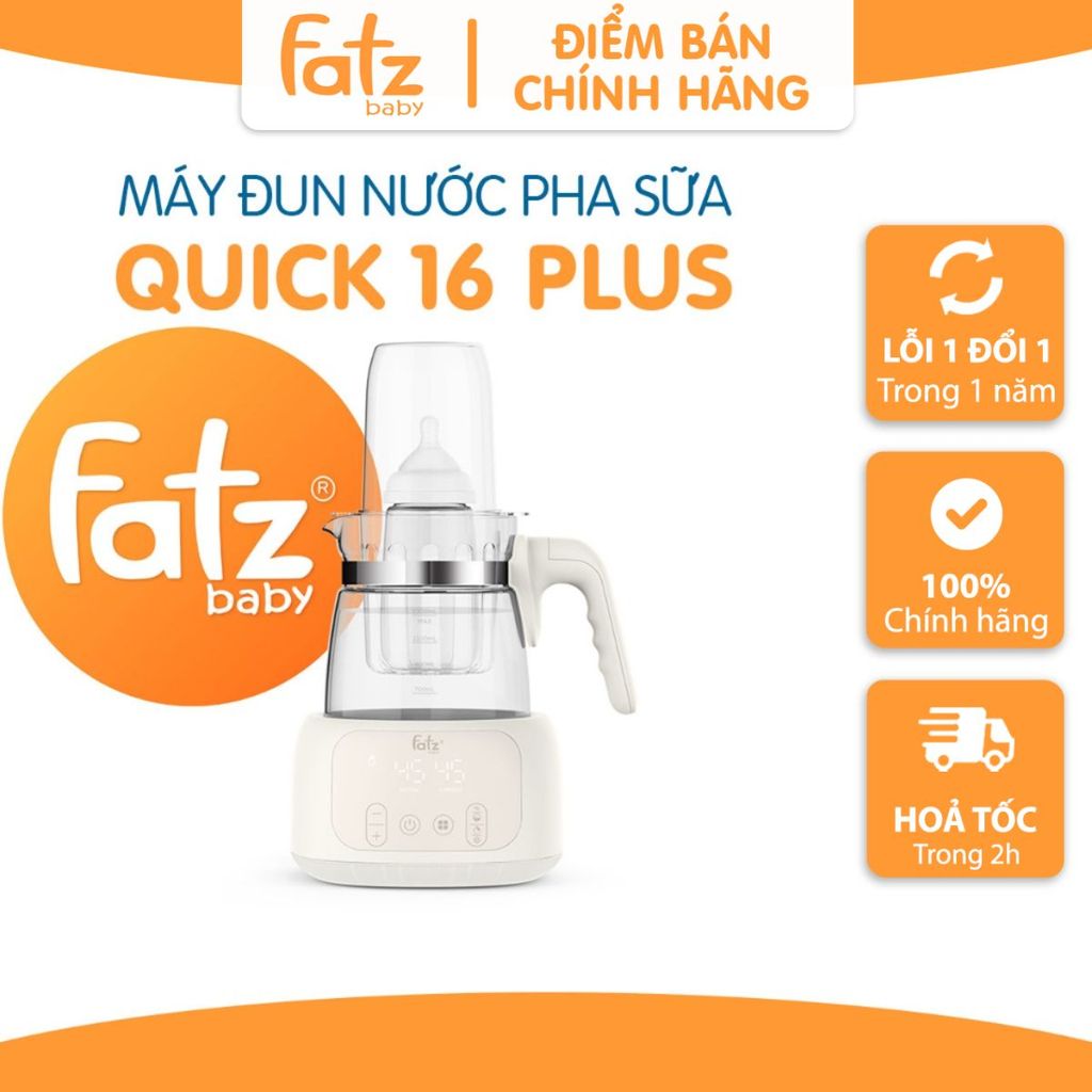 Máy đun nước pha sữa Fatz Baby Quick 16 Plus hâm nước pha sữa điều khiển từ xa thông minh FB3508HB