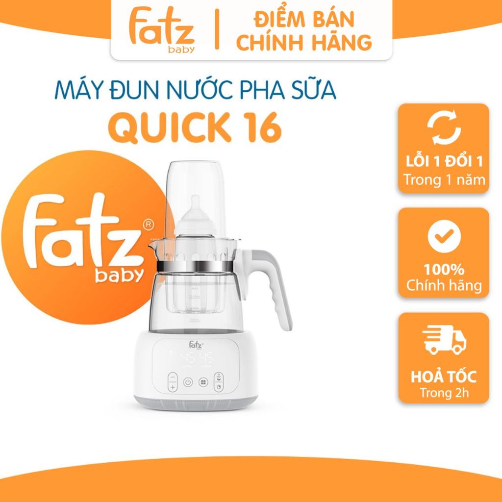 Máy đun nước pha sữa Fatz Baby Quick 16 hâm nước pha sữa điện tử FB3506HB
