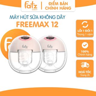  Máy hút sữa không dây Fatz Baby Freemax 12 rảnh tay Nhỏ gọn Hút êm Kiệt sữa FB1232TP 