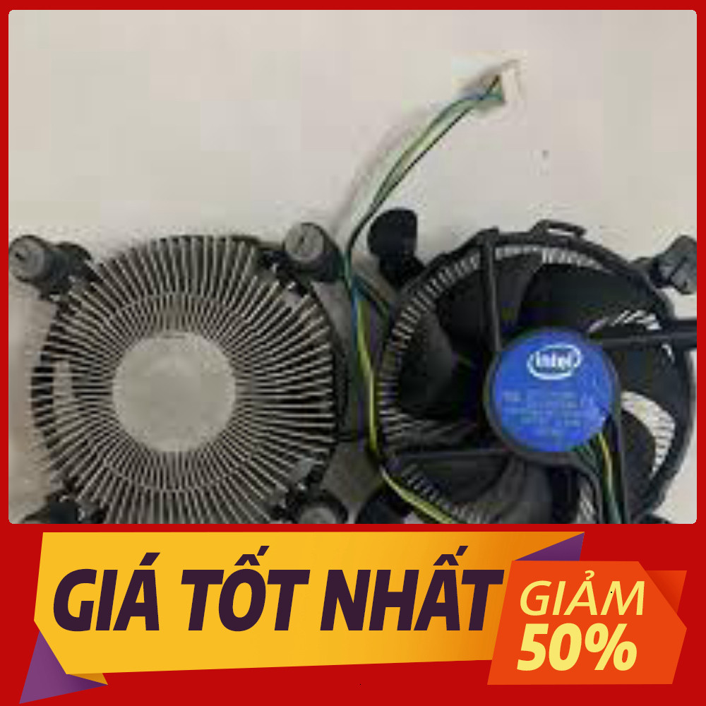 Thanh Lý Quạt và Tản Nhiệt-Fan Stock CPU Intel Đen-intel 1150/ 1151/ 1155/ 1156/ 1200 v.v.v