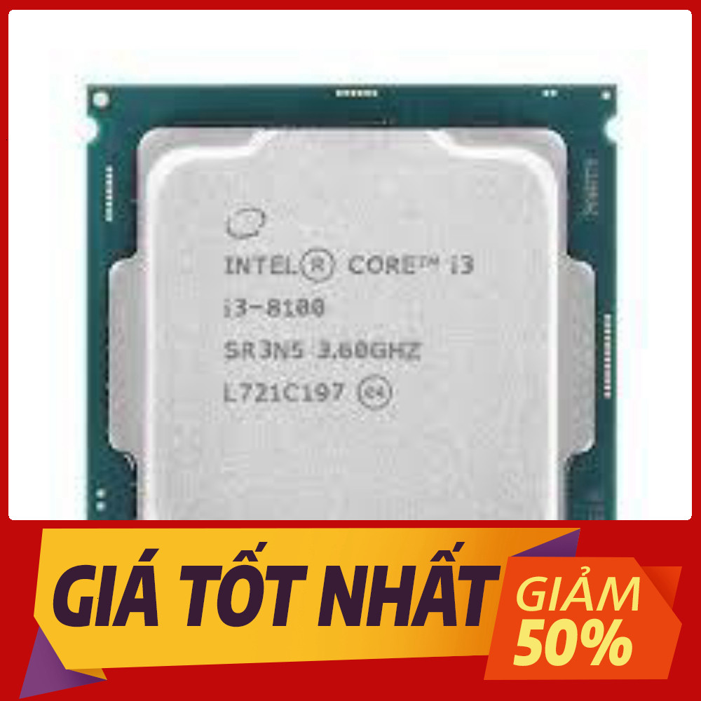 Thanh Lý CPU - Bộ Vi Xử Lý CPU Intel Core i3 9100 9100f 8100 Tray v.v.v