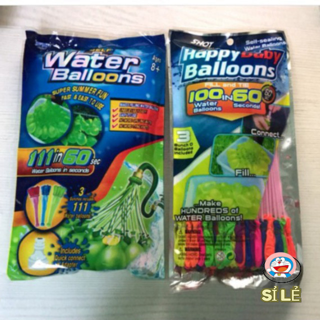 Bộ 111 quả bóng chùm nước Bóng bay nước Bong bóng nước Bóng nước trùm
