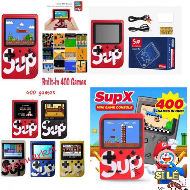 Máy Chơi Game Cầm Tay Sup Plus 💥 FREESHIP 💥 400 trò chơi huyền thoại, chơi game điện tử 4 nút cao cấ