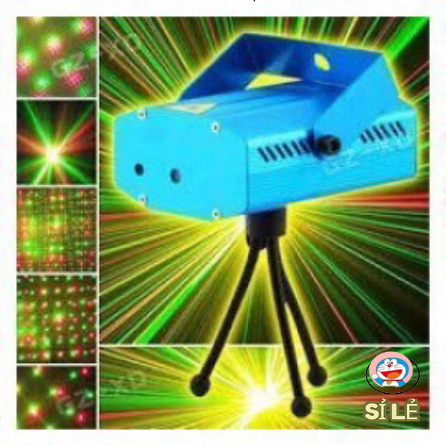 ĐÈN LAZE CHIẾU NHIỀU TIA-Đèn Laser Sân Khấu, Vũ Trường 6 Trong 1 Đèn Laze Trang Trí Phòng Karaoke, T